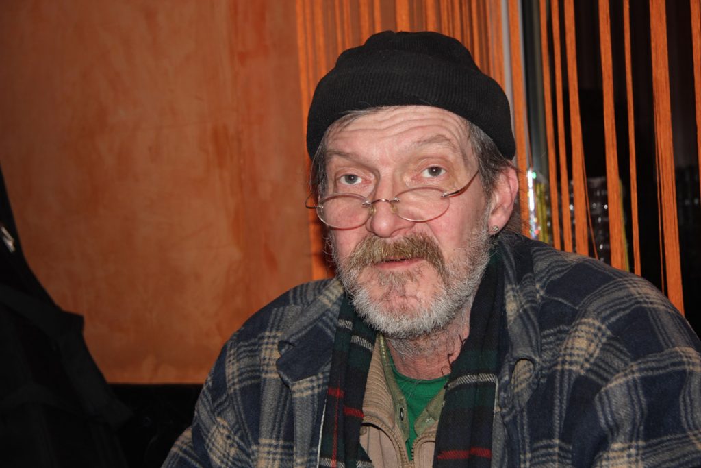 Peter im Café Club Horizont
