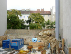 Bergsteiggasse 6, Neubau bergsteiggasse_bauarbeiten
