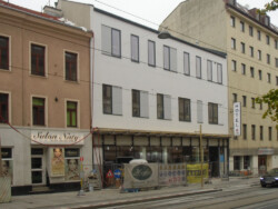 Ottakringer Straße 38: Ist tatsächlich ein Hofermarkt mit 2 Obergeschossen geworden. Ungewöhnlich. ottakringerstrasse_38_hofermarkt